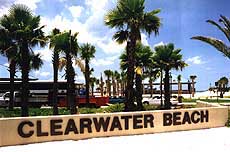 Clearwater Beach park entrance