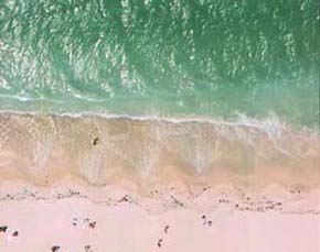 A Beach - from above