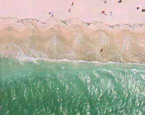 A Beach - from above