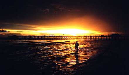 The Redington Pier at sunset
