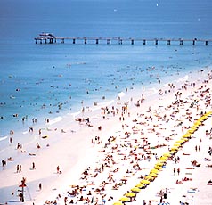 Clearwater Beach from above